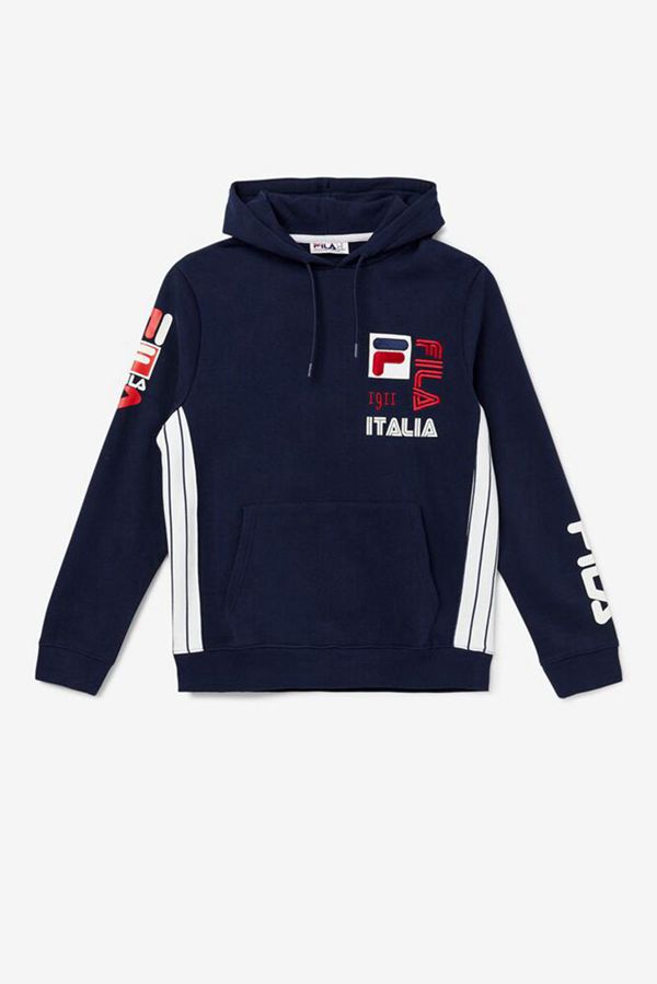 Sudaderas Fila Hombre Azul Marino / Blancas / Rojas - Anders - España 672810FYG